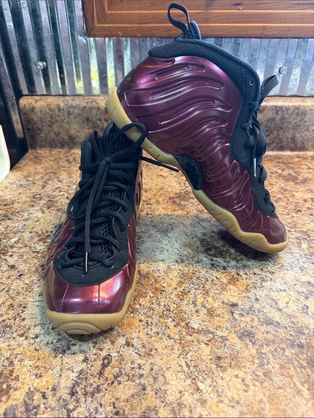 Nike Air Foamposite One 'Night Maroon' Burgundy & Black US 5Y